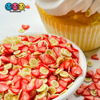 Banana Strawberry Toppings Mix Fimo Flowers Fake Sprinkles Confetti Funfetti Sprinkle