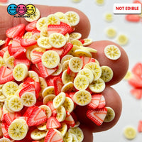 Banana Strawberry Toppings Mix Fimo Flowers Fake Sprinkles Confetti Funfetti Sprinkle