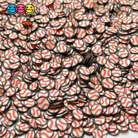 Baseball Sports Ball Theme Fimo Slices Fake Clay Sprinkles Decoden Jimmies 20 Grams Sprinkle