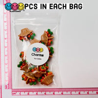 Basket Carrot And Pumpkin Mini Flatback Charms Cabochons Carrots Pumpkins Thanksgiving Decoden 10