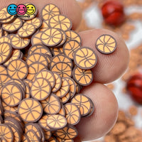 Basketball Sports Basket Ball Theme Fimo Slices Fake Clay Sprinkles Decoden Jimmies Sprinkle