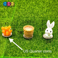 Baskets With Bunny And Bunch Of Carrots Basketweave Bunnies Charms Basket Cabochon Playcode3 Charm
