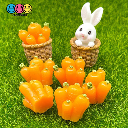 Baskets With Bunny And Bunch Of Carrots Basketweave Bunnies Charms Basket Cabochon Playcode3 Charm