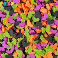 Bat Multi Color Halloween Mix Fimo Fake Polymer Clay Sprinkles Jimmies Funfetti Sprinkle