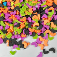 Bat Multi Color Halloween Mix Fimo Fake Polymer Clay Sprinkles Jimmies Funfetti Sprinkle