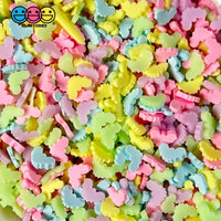 Bat Pastel Colors Halloween Mix Fimo Fake Polymer Clay Sprinkles Jimmies Funfetti 10 Grams Sprinkle