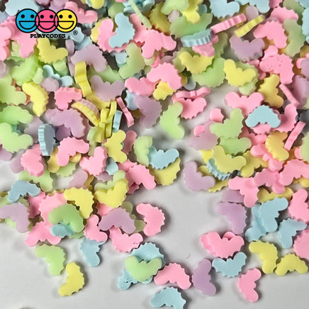 Bat Pastel Colors Halloween Mix Fimo Fake Polymer Clay Sprinkles Jimmies Funfetti Sprinkle