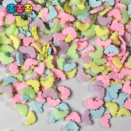 Bat Pastel Colors Halloween Mix Fimo Fake Polymer Clay Sprinkles Jimmies Funfetti Sprinkle
