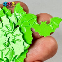 Bats Green Halloween Table Scatter Bat Confetti Glitter Decorations
