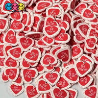 Be Mine Valentine Red Hearts Fimo Slices Fake Sprinkles Decoden Jimmies Playcode3 Llc Sprinkle