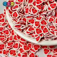 Be Mine Valentine Red Hearts Fimo Slices Fake Sprinkles Decoden Jimmies Playcode3 Llc Sprinkle