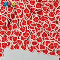 Be Mine Valentine Red Hearts Fimo Slices Fake Sprinkles Decoden Jimmies Playcode3 Llc Sprinkle