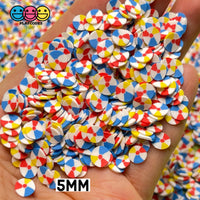 Beach Ball Fimo Slices Polymer Clay Fake Sprinkles 10/5Mm Sprinkle