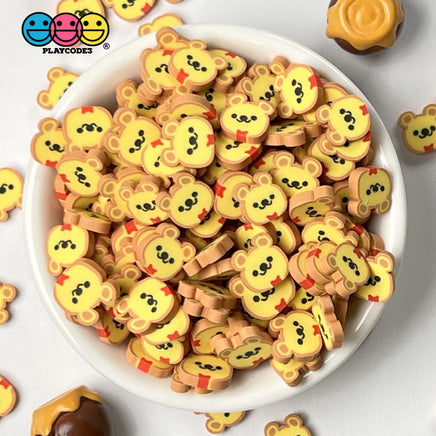 Bear Anime Kawaii Fimo Slices Fake Sprinkles Teddy Bears Decoden Funfetti 10Mm Sprinkle
