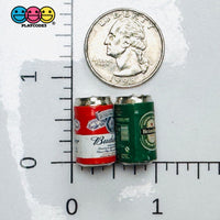 Beer Cans Miniature Can Dollhouse Fake Beers Mini Can Charm Cabochons 8 or 10 pcs Charm