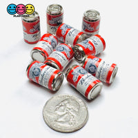 Beer Cans Miniature Can Dollhouse Fake Beers Mini Can Charm Cabochons 8 or 10 pcs Charm
