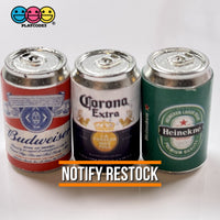 Beer Cans Miniature Can Dollhouse Fake Beers Mini Charm Cabochons 10 Pcs