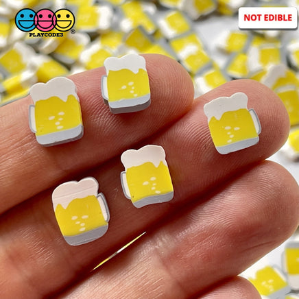 Beer Glass Mug Fimo Slices Fake Sprinkles Beers Foam Top Decoden Funfetti 10Mm Sprinkle