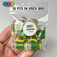 Beer Mug Irish Shamrock Leprechaun Flat Back Charms Cabochons Saint Patricks Day Decoden 10 Pcs