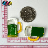 Beer Mug Irish Shamrock Leprechaun Flat Back Charms Cabochons Saint Patricks Day Decoden 10 Pcs