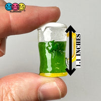 Beer Mug Irish Shamrock Leprechaun Flat Back Charms Cabochons Saint Patricks Day Decoden 10 Pcs