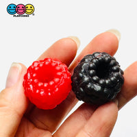 Berries Strawberry FAKE NOT EDIBLE Strawberries Raspberry Blackberry Cherry Fake Fruit Charms - Fake Food