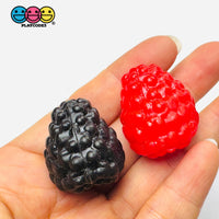 Berries Strawberry FAKE NOT EDIBLE Strawberries Raspberry Blackberry Cherry Fake Fruit Charms - Fake Food