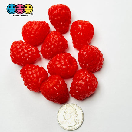 Berries Strawberry FAKE NOT EDIBLE Strawberries Raspberry Blackberry Cherry Fake Fruit Charms - Fake Food