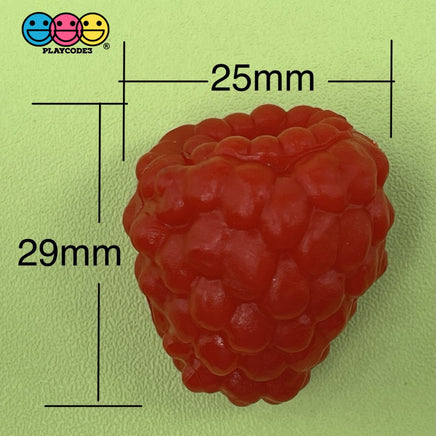 Berries Strawberries Raspberries Blackberries Cherries Realistic Fake Fruit Charms Cabochon Charm