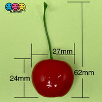Berries Strawberries Raspberries Blackberries Cherries Realistic Fake Fruit Charms Cabochon Charm