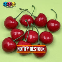 Berries Strawberries Raspberries Blackberries Cherries Realistic Fake Fruit Charms Cabochon Charm