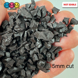 5Mm Black Crumbs Fake Clay Sprinkles Cookie Crumbles Bake Toppers Food