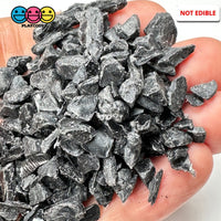 Black Silica Acrylic Sand 100 Grams Slime Filler Fake Lava Rock Candy Sprinkle