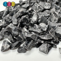 Black Silica Acrylic Sand 100 Grams Slime Filler Fake Lava Rock Candy Sprinkle