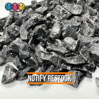 Black Silica Acrylic Sand 100 Grams Slime Filler Fake Lava Rock Candy Sprinkle