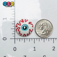 Bloody Eyeball Flatback Halloween Holiday Cabochons Decoden Charm 10 pcs Charm