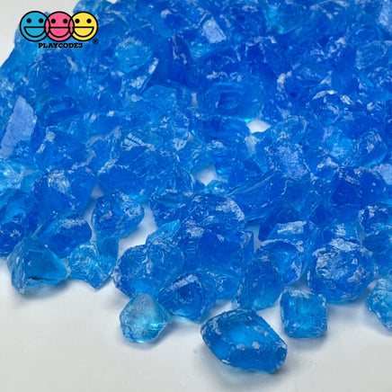 Blue Silica Acrylic Sand 100 Grams Slime Filler Fake Lava Rock Candy Sprinkle