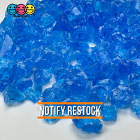 Blue Silica Acrylic Sand 100 Grams Slime Filler Fake Lava Rock Candy Sprinkle