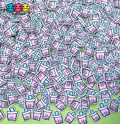 Boba Bubble Tea Cups Clay Fake Sprinkles Decoden 2 Types Sprinkle