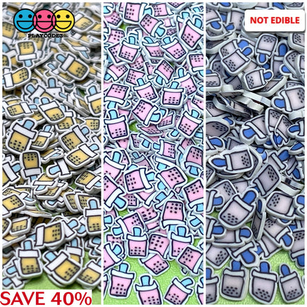 Boba Bubble Tea Cups Clay Fake Sprinkles Decoden 2 Types Sprinkle
