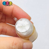 Boba Tea Mug Charm with Whipped Cream Topping Hole for Keychain Jewelry Cabochons 5 pcs Charm