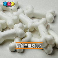 Bones Mini White Charm Plastic Party Favors Halloween Cabochons 10 Pcs Playcode3 Llc