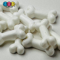 Bones Mini White Charm Plastic Party Favors Halloween Cabochons 10 Pcs Playcode3 Llc
