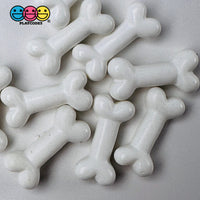 Bones Mini White Charm Plastic Party Favors Halloween Cabochons 10 Pcs Playcode3 Llc