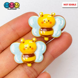 Bumble Bees Summer Flatback Cabochons Decoden Charm 10 Pcs Playcode3