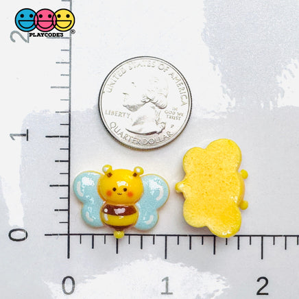 Bumble Bees Summer Flatback Cabochons Decoden Charm 10 Pcs Playcode3