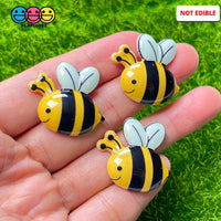 Bumble Bee Concave Back Charms Honey Bees Charm Cabochons 10 Pcs