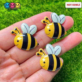 Bumble Bee Concave Back Charms Honey Bees Charm Cabochons 10 Pcs