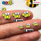 Bumblebee Smile Face Fimo Slices Polymer Clay Fake Sprinkles Bees Kawaii Funfetti Confetti 10/5 Mm