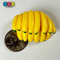 Bunch Of Bananas Mini Charm Cabochon Decoden Plastic Resin 5 Pcs Playcode3 Llc